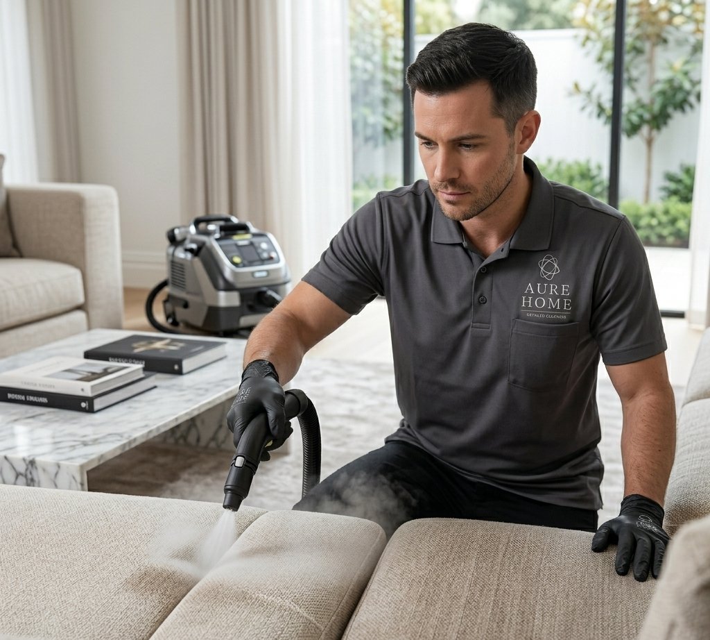 Aure Home steam cleaning service